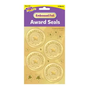 congratulations-gold-award-seals-stickers