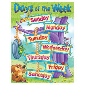 days-week-learning-chart
