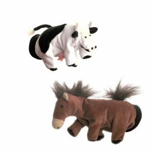 beleduc-cow-horse-puppet-set