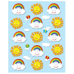 suns-rainbows-shape-stickers